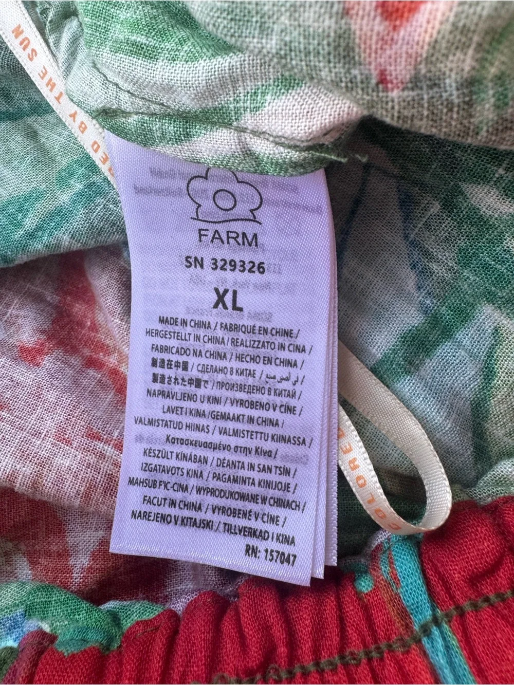 FARM RIO Jardín de Reve Floral-Print Pants XL NWOT - Picture 10 of 16